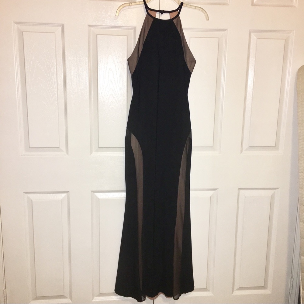 Long Black Nightway Dress